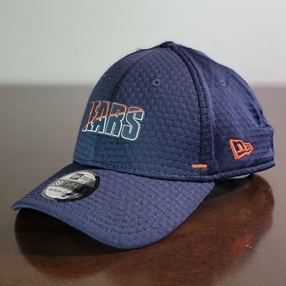 New Era NFL Chicago Bears Training Football Hat Cap 39 Thirty Medium Unisex Blue - Picture 12 of 12